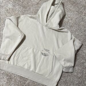 Zara Cream Hoodie Sweater